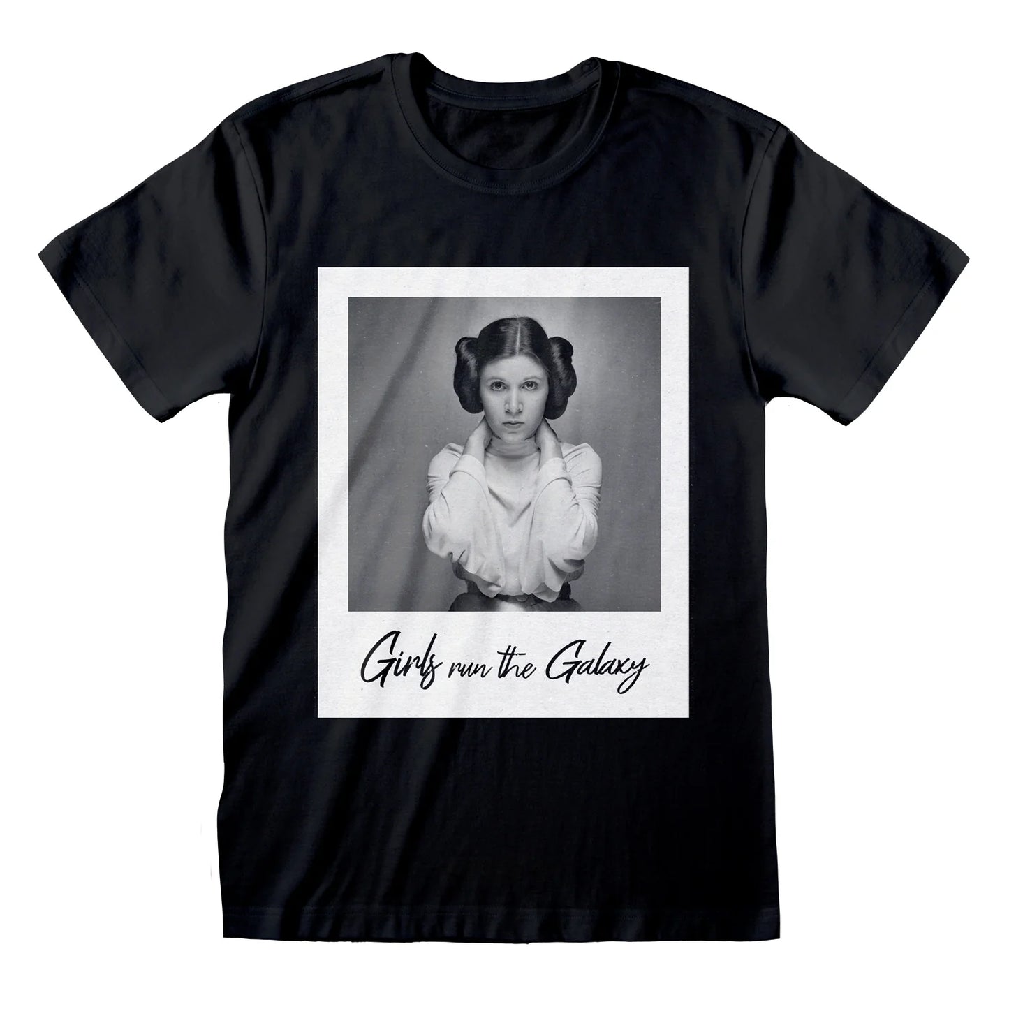 Official Star Wars Leia Girls Run the Galaxy T-Shirt – Rebel Tee for Star Fans