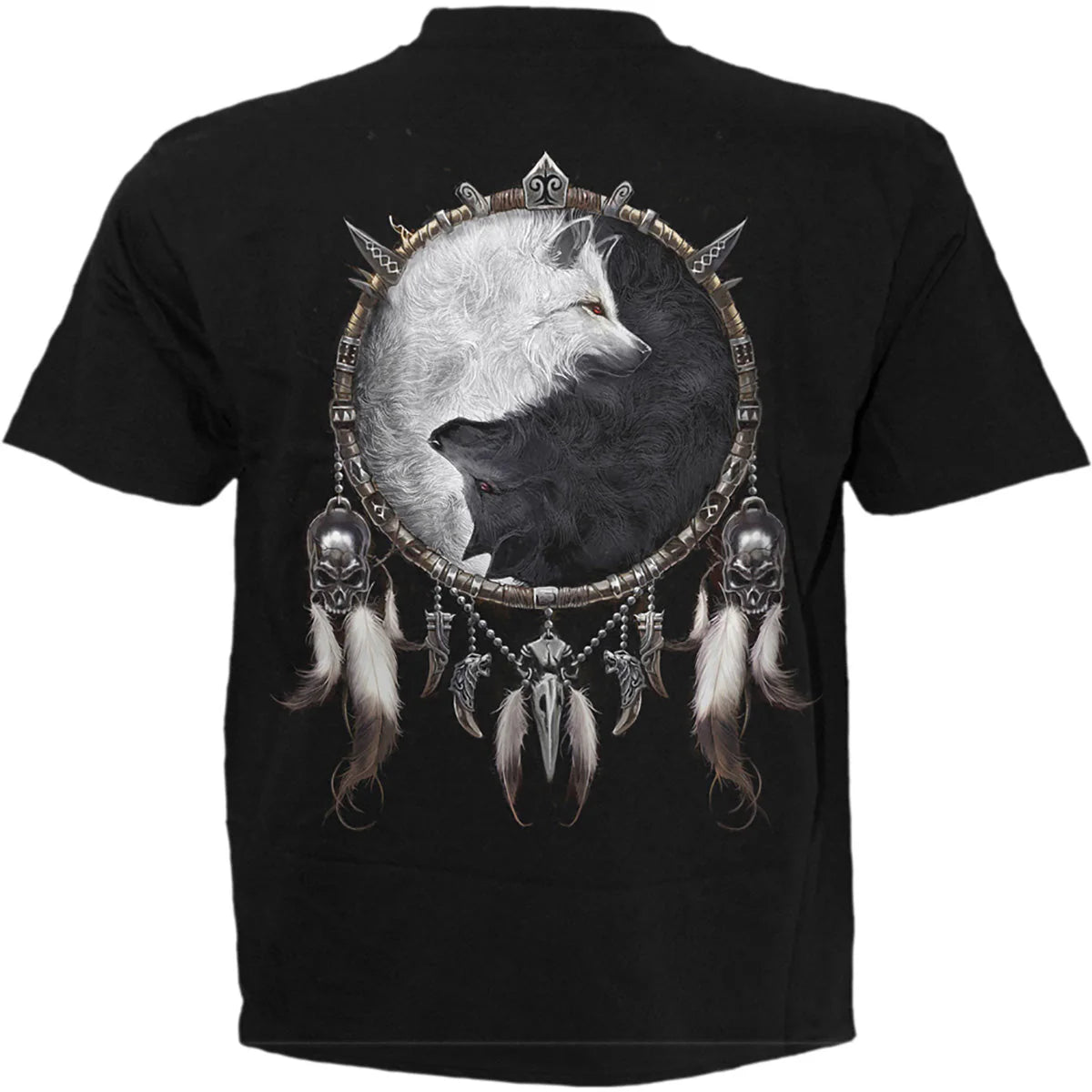 WOLF CHI - SPIRAL - T-SHIRT BLACK