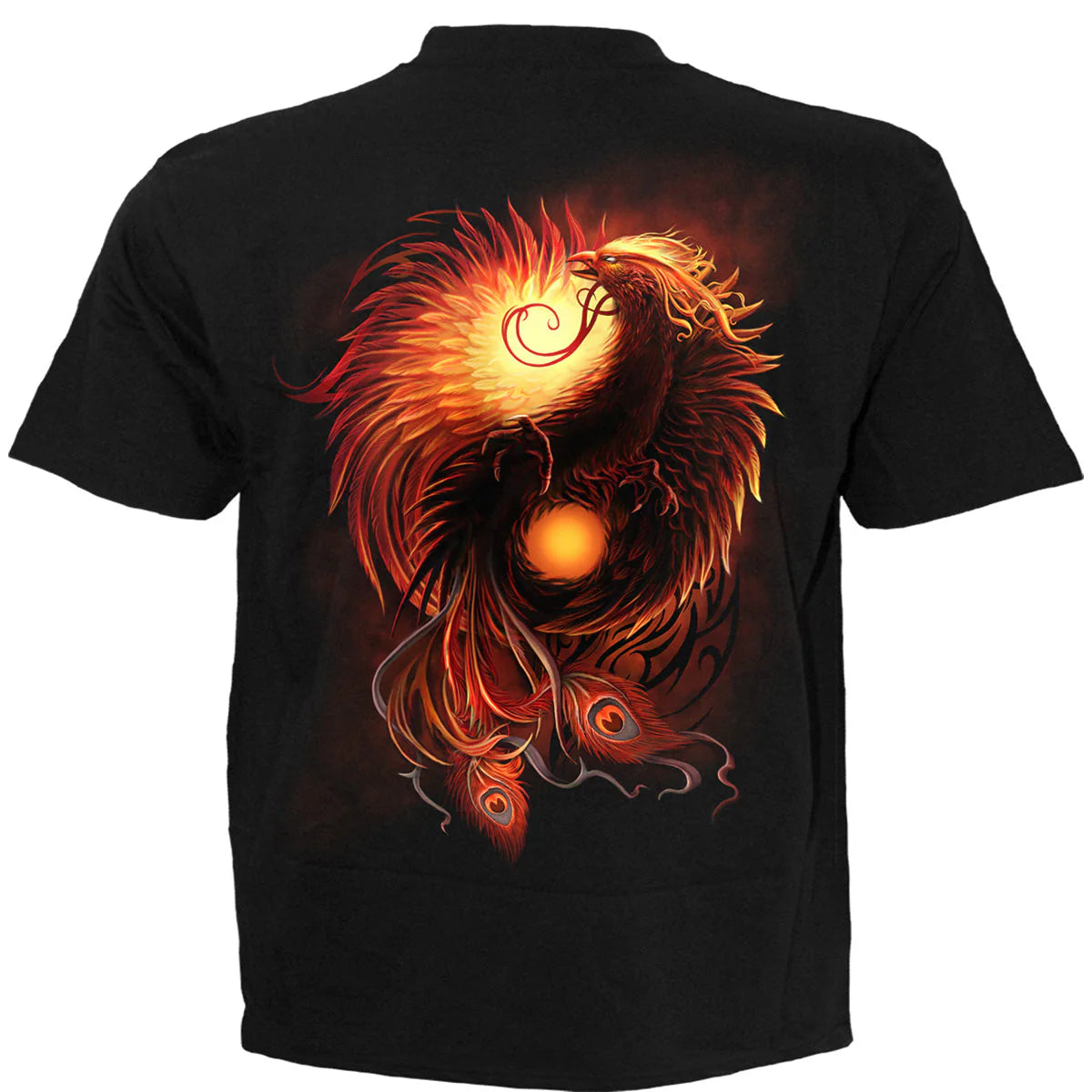 PHOENIX ARISEN - SPIRAL - T-SHIRT BLACK