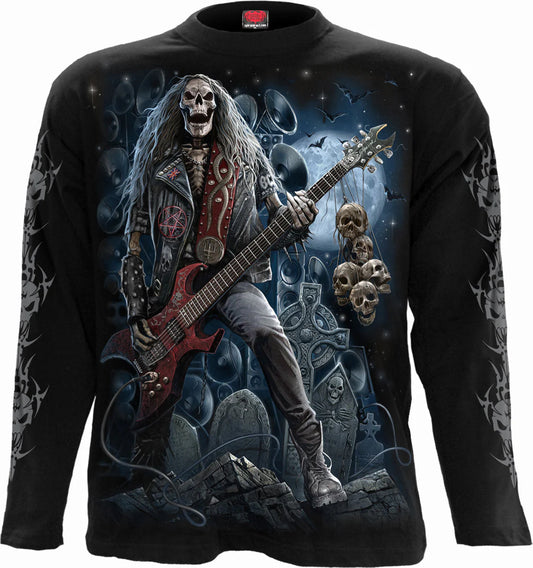 GRIM ROCKER - SPIRAL - LONGSLEEVE T-SHIRT