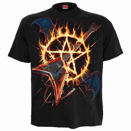 HOT METAL - FRONT PRINT SPIRAL - T-SHIRT