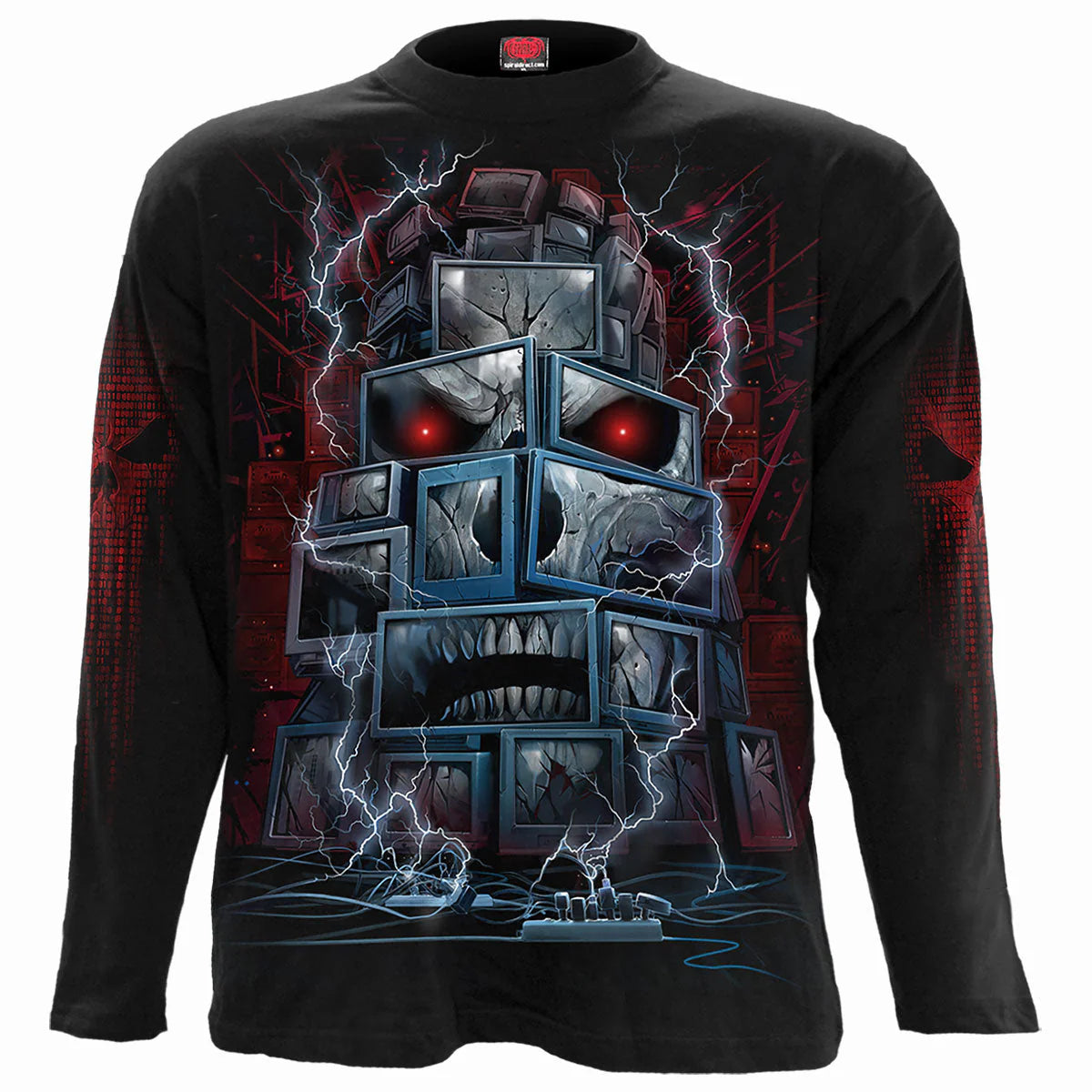 DEATH BY TV - SPIRAL - LONGSLEEVE T-SHIRT