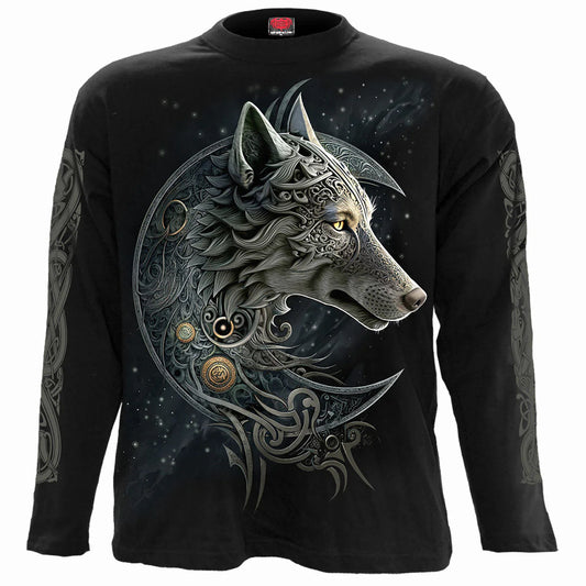 CELTIC WOLF - SPIRAL - LONGSLEEVE T-SHIRT