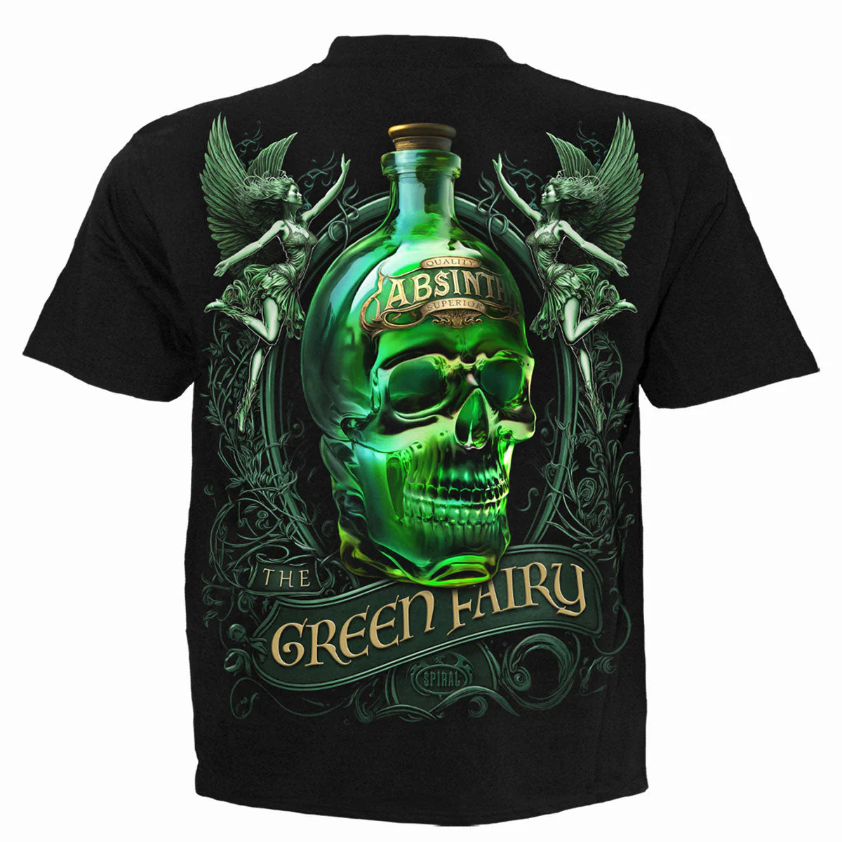 THE GREEN FAIRY - SPIRAL - T-SHIRT