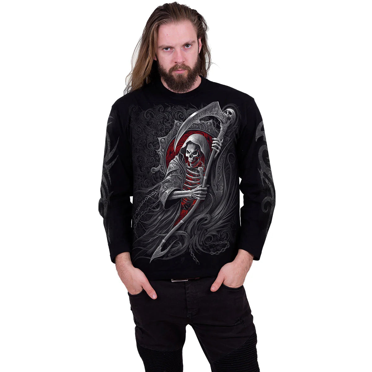 REAPER'S PORTAL - SPIRAL - LONGSLEEVE T-SHIRT