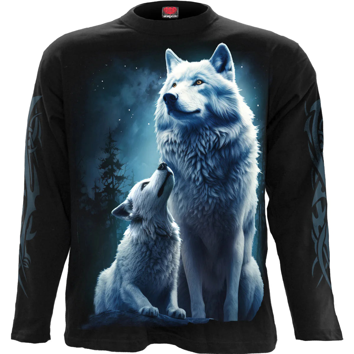 WOLF GUARDIAN - SPIRAL - LONGSLEEVE T-SHIRT