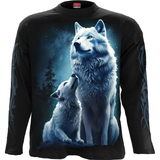 WOLF GUARDIAN - SPIRAL - LONGSLEEVE T-SHIRT