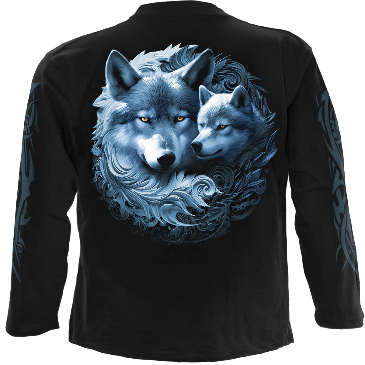 WOLF GUARDIAN - SPIRAL - LONGSLEEVE T-SHIRT