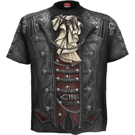 GOTH WRAP - SPIRAL - ALLOVER T-SHIRT