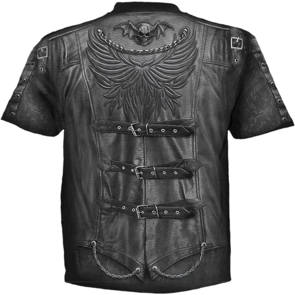 GOTH WRAP - SPIRAL - ALLOVER T-SHIRT