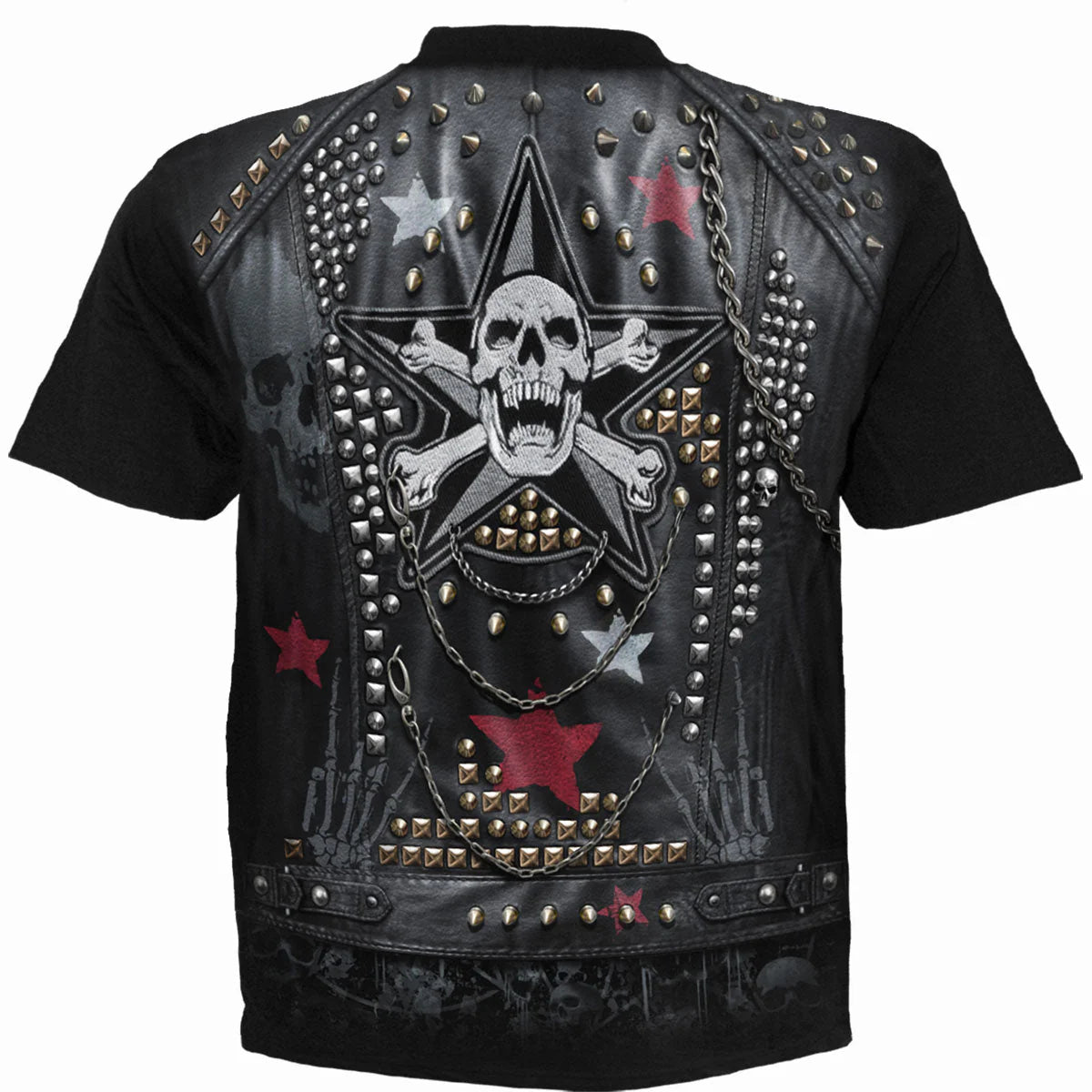 GOTH METAL - SPIRAL - ALLOVER T-SHIRT