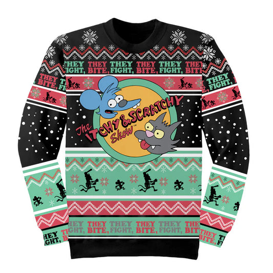 ITCHY & SCRATCHY - THE SIMPSONS - JUMPER