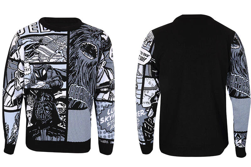 MANGA PANELS BLUE - STAR WARS - JUMPER