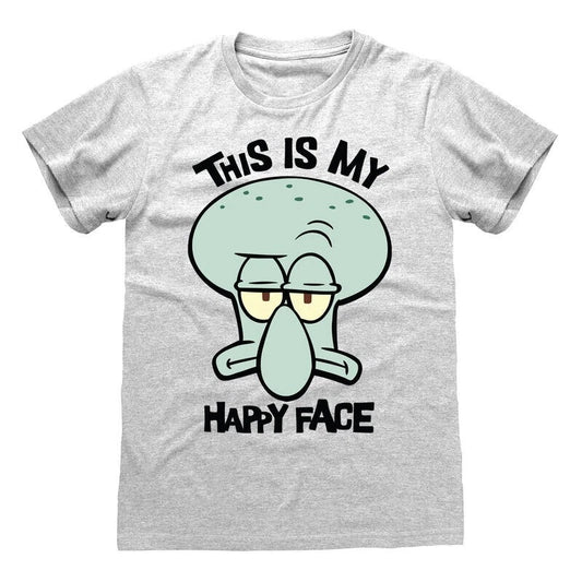 SpongeBob SquarePants My Happy Face T-Shirt – Funny Retro Character Graphic Tee