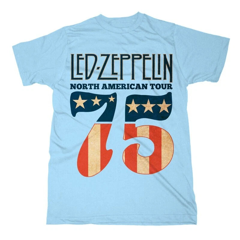 1975 NORTH AMERICAN TOUR - LED ZEPPELIN - T-SHIRT