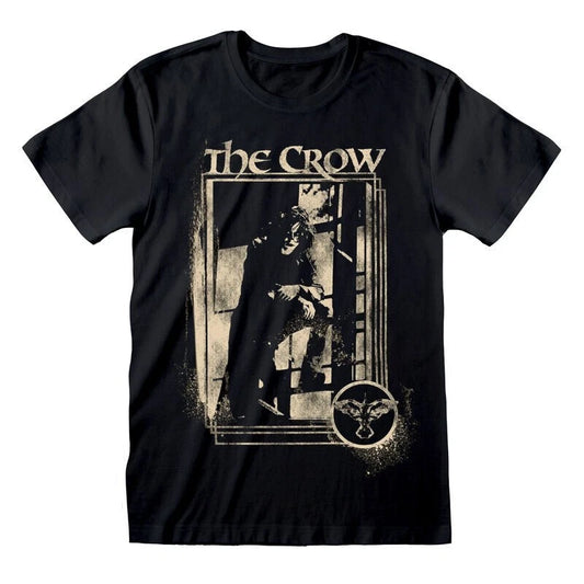 Official The Crow T-Shirt – Window Scene Design Cult Gothic Movie Fan Apparel