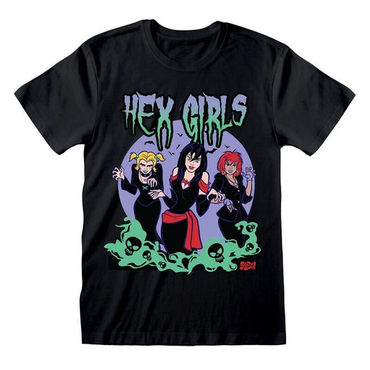 Official Hex Girls T-Shirt – Moon Fog Gothic Cartoon Band Graphic Tee for Fans