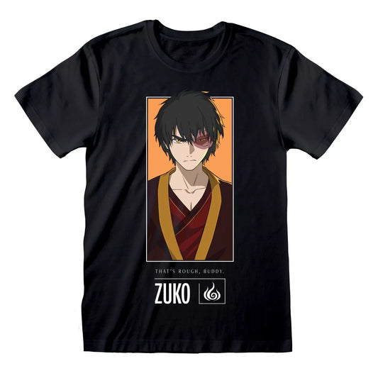 Official Avatar The Last Airbender Zuko T-Shirt Black Unisex Nickelodeon Merch
