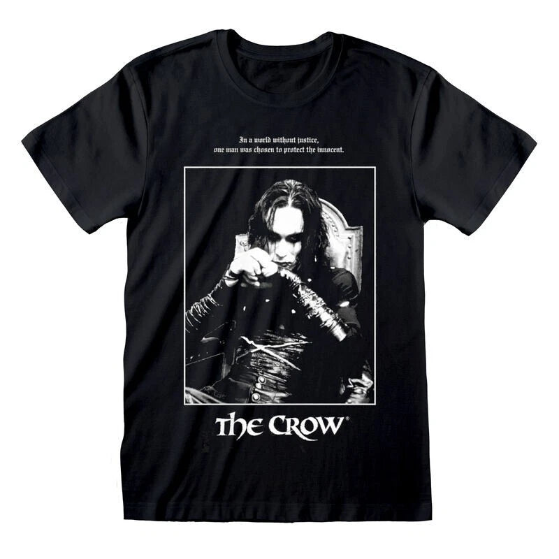 Official The Crow T-Shirt – Protect the Innocent Quote Cult Movie Fan Apparel