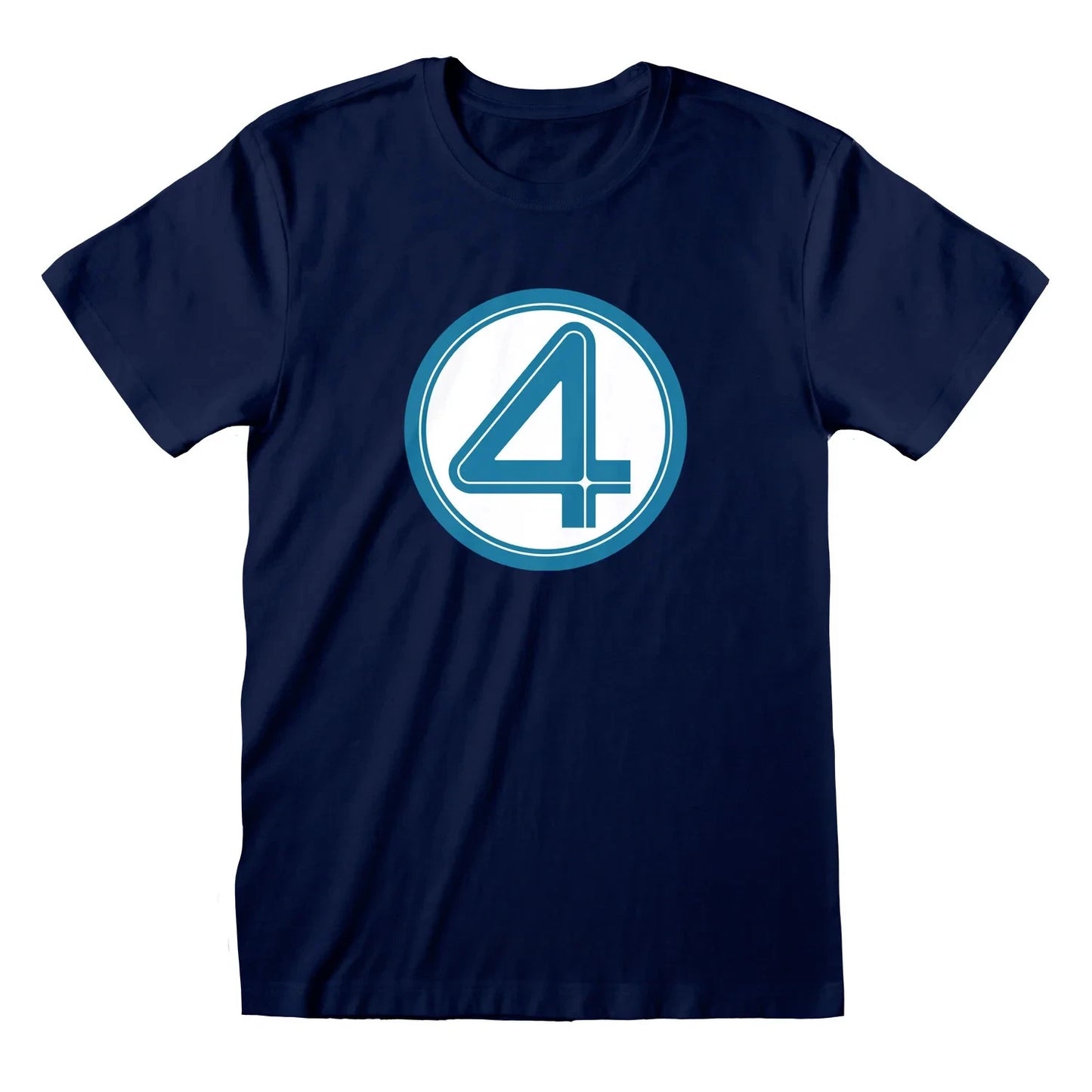 Official Fantastic 4 Emblem T-Shirt – Superhero Logo Tee for Marvel Comic Fans