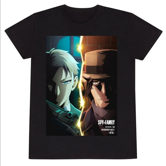 Spy X Family Splitscreen T-Shirt – Anime Character Trio Retro Fan Graphic Tee