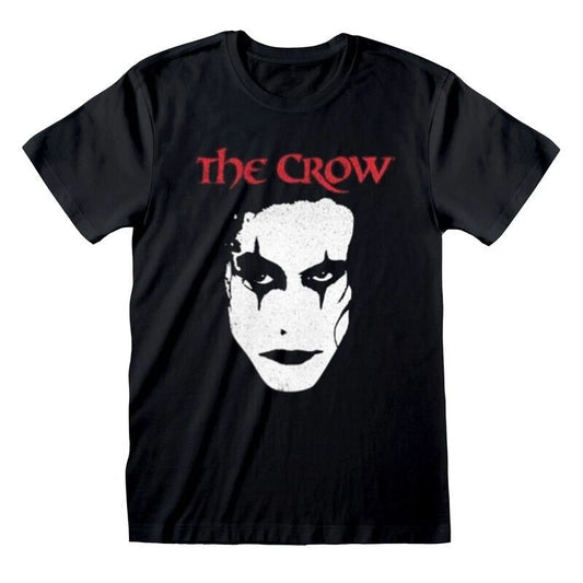 Official The Crow T-Shirt – Brandon Lee Face Design Cult Gothic Movie Apparel