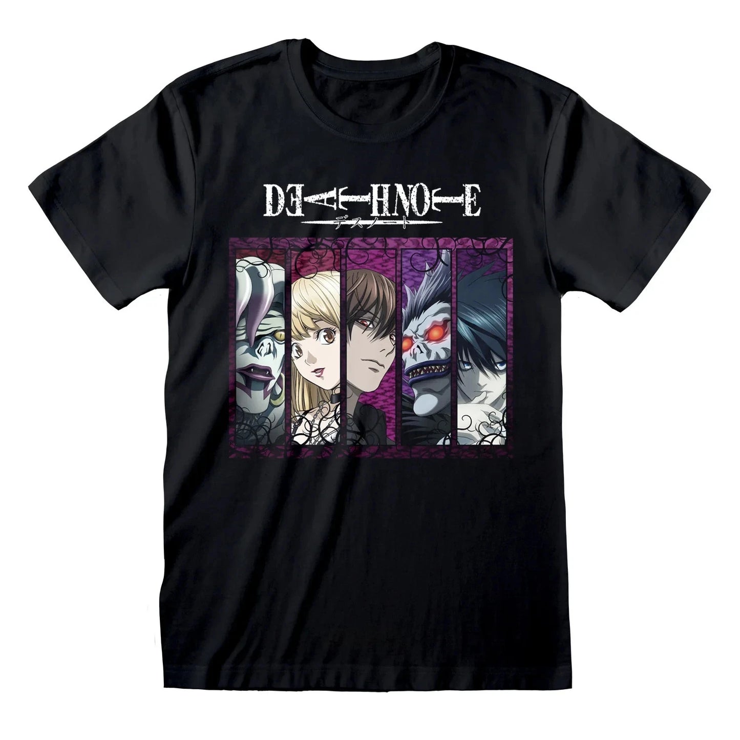 Official Death Note Poison Banner T-Shirt – Dark Anime Graphic Tee for Adult Fan