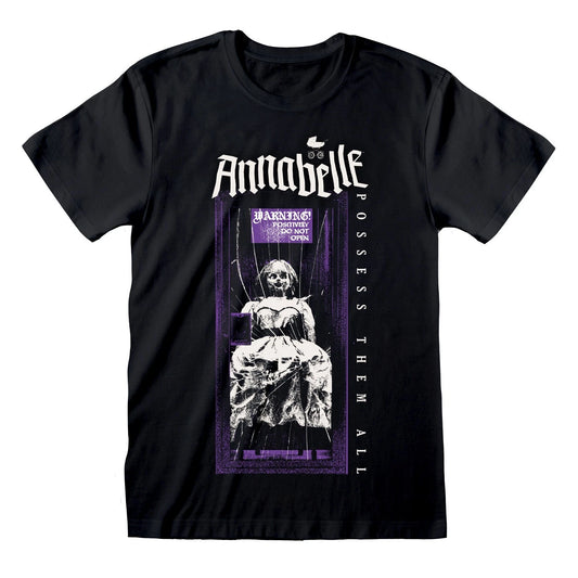 Official Annabelle 'Do Not Open' Unisex Horror T-Shirt Scary Movie Fan Merch Tee