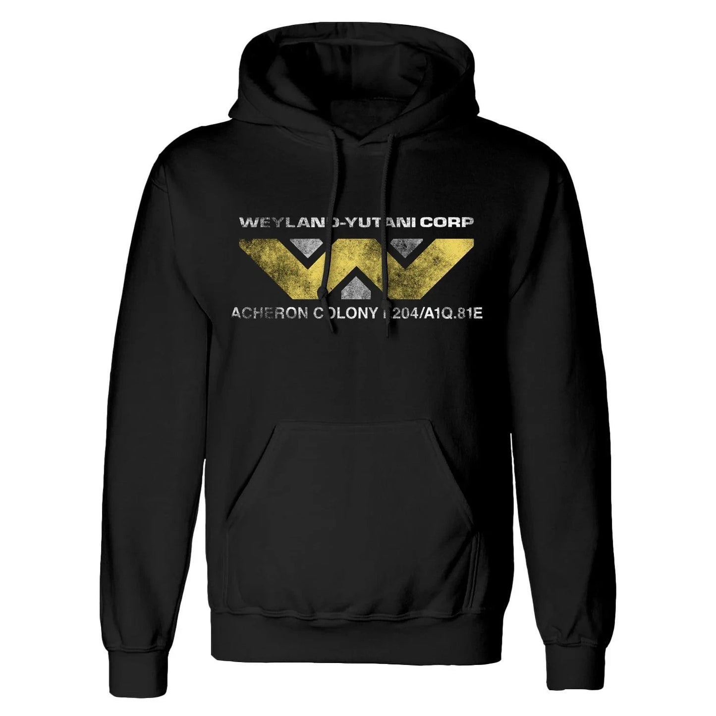 Official Alien Weyland Yutani Corp Logo Contrast Hoodie Sci-Fi Movie Fan Apparel