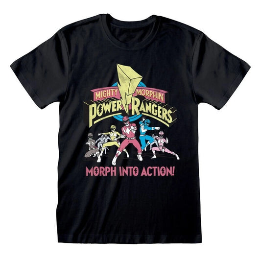 MORPH INTO ACTION - POWER RANGERS - T-SHIRT