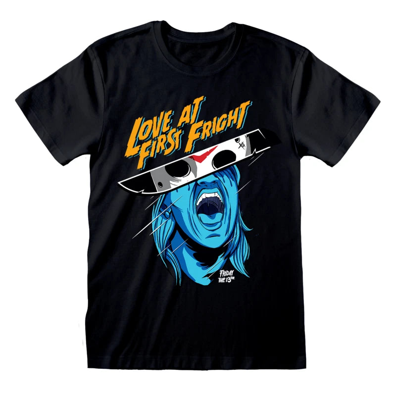 LOVE AT FIRST FRIGHT - FRIDAY THE 13TH - T-SHIRT