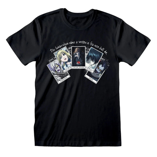 Official Death Note Playing Cards T-Shirt – Cool Anime Print Tee for Manga Fans