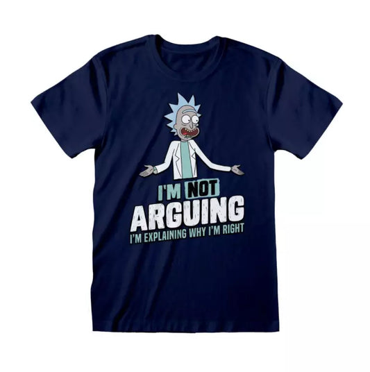 NOT ARGUING - RICK AND MORTY - T-SHIRT