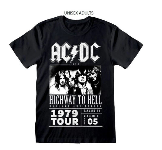 HIGHWAY TO HELL 1979 TOUR - AC/DC - T-SHIRT
