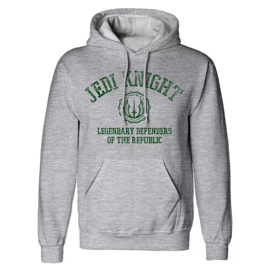 Official Star Wars Jedi Knight Pullover Hoodie Retro Sci-Fi Unisex Fan Apparel