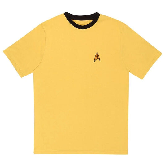 Star Trek Command Uniform T-Shirt – Retro Sci-Fi Yellow Shirt Fan Apparel