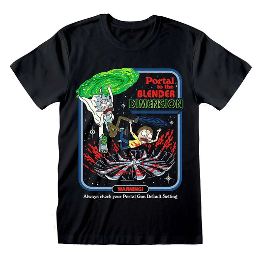Official Steven Rhodes Rick & Morty Portal T-Shirt – Retro Sci-Fi Tee for Fans