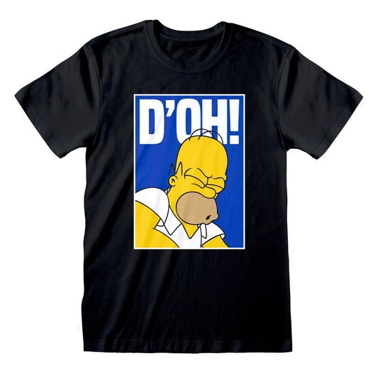The Simpsons D'oh T-Shirt – Classic Homer Catchphrase Retro Cartoon Fan Tee