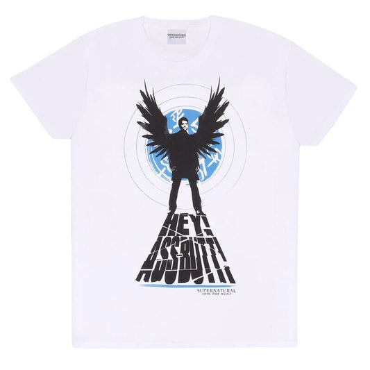 Official Supernatural T-Shirt – Assbutt Funny Castiel Quote Fan Graphic Gift Tee