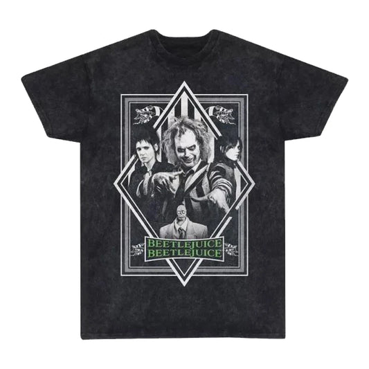 BEETLEJUICE 2 - BLACK AND WHITE POSTER - T-SHIRT