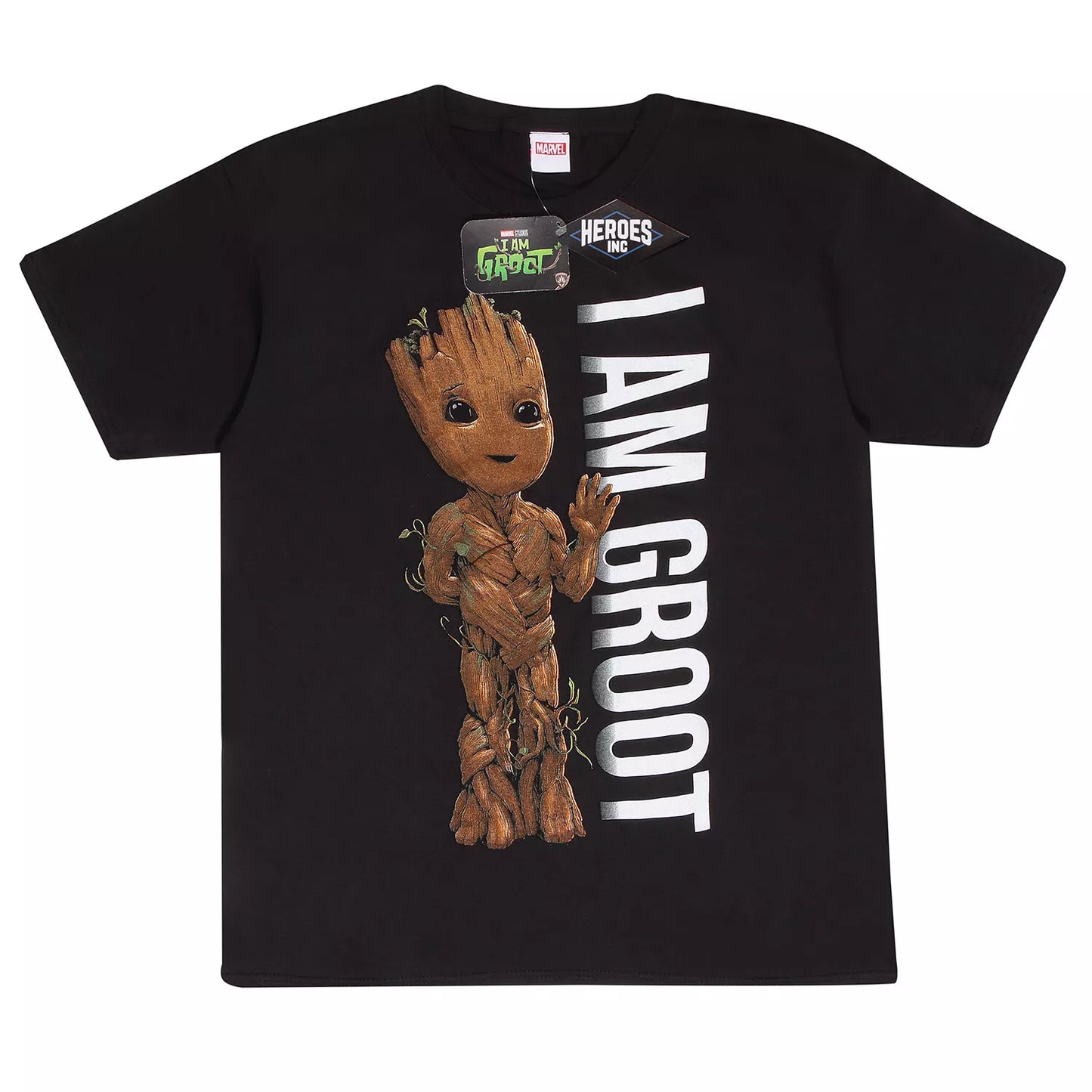 Official Guardians of the Galaxy I Am Groot T-Shirt Fan Gift Outfit Graphic Tee