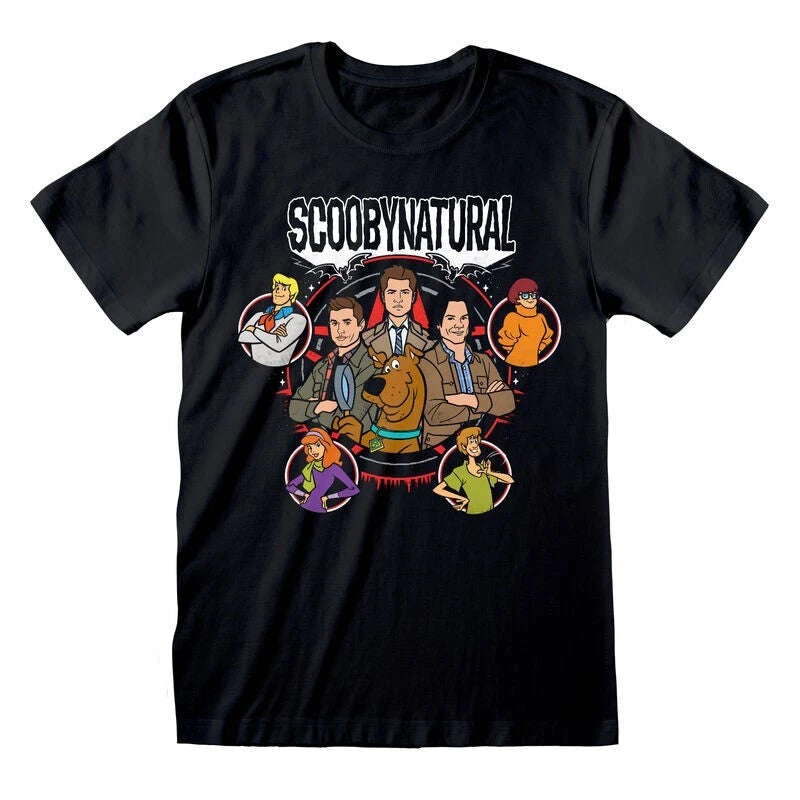 Official Supernatural T-Shirt – Scoobynatural Crossover Graphic Fan Gift Tee
