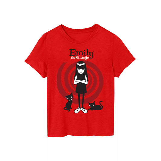 SWIRL - EMILY THE STRANGE - T-SHIRT
