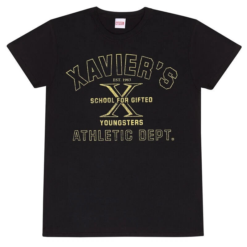 Official Marvel Comics T-Shirt – X-Men Athletic Dept Classic Mutant Fan Apparel