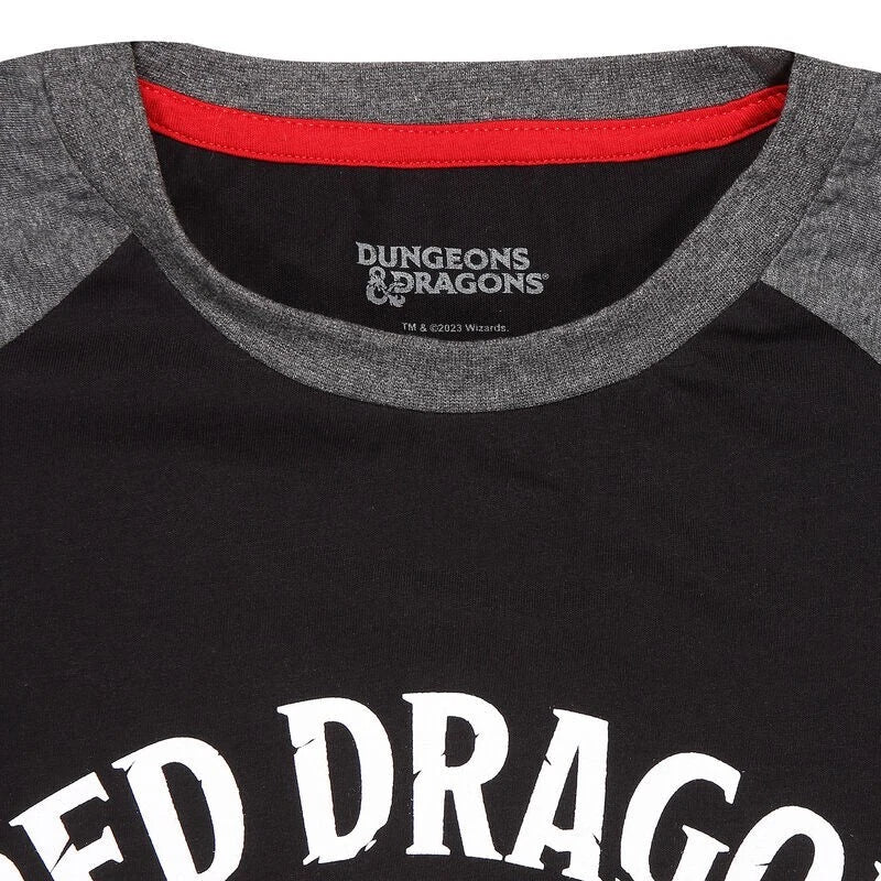 Official Dungeons & Dragons Red Dragon T-Shirt Epic Fantasy Graphic Tee Fans
