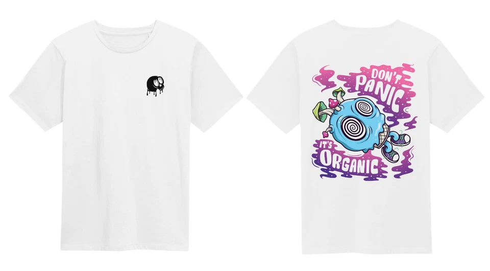 Official Creepy Creams Organic Unisex White T-Shirt Eco-Friendly Premium Merch