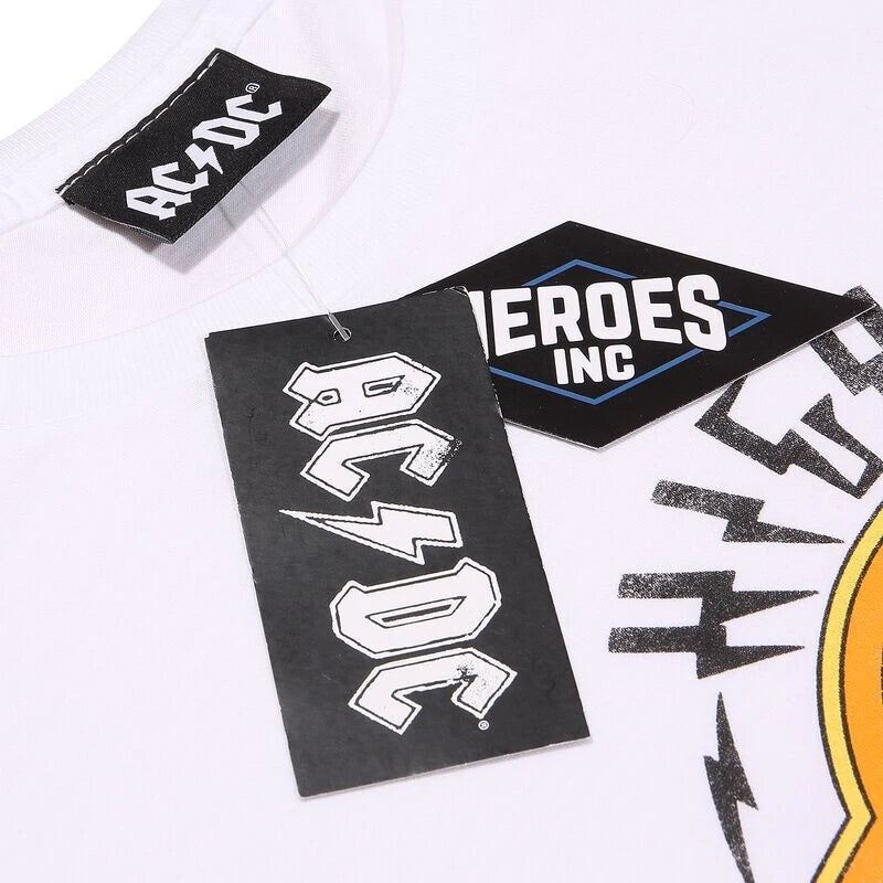 Official AC/DC Vintage High Voltage T-Shirt Classic Rock Graphic Fan Apparel Tee