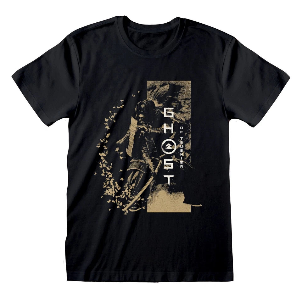 Official Ghost of Tsushima Slash Black T-Shirt Unisex Samurai Warrior Fan Merch