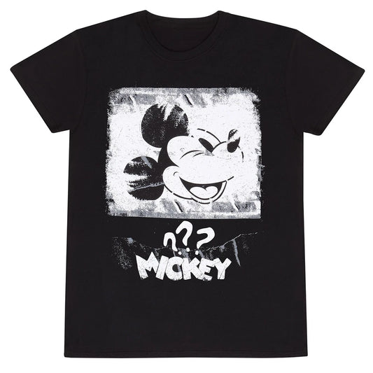 Official Disney Mickey & Friends Classic Poster T-Shirt Black Unisex Fan Merch
