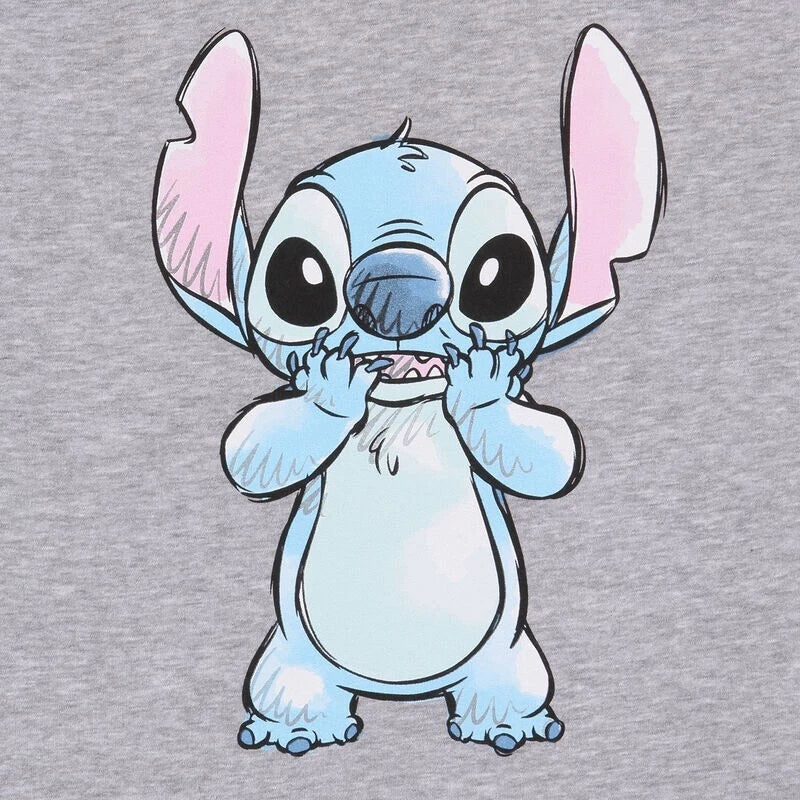 HANDS ON FACE SKETCHED - LILO AND STITCH - HOODIE